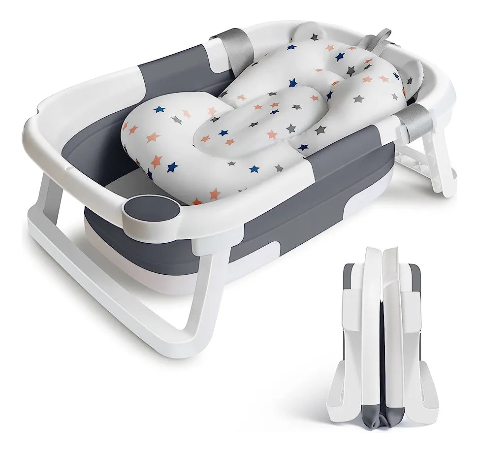 BabyBath Pro™ – Tina Plegable con Termómetro