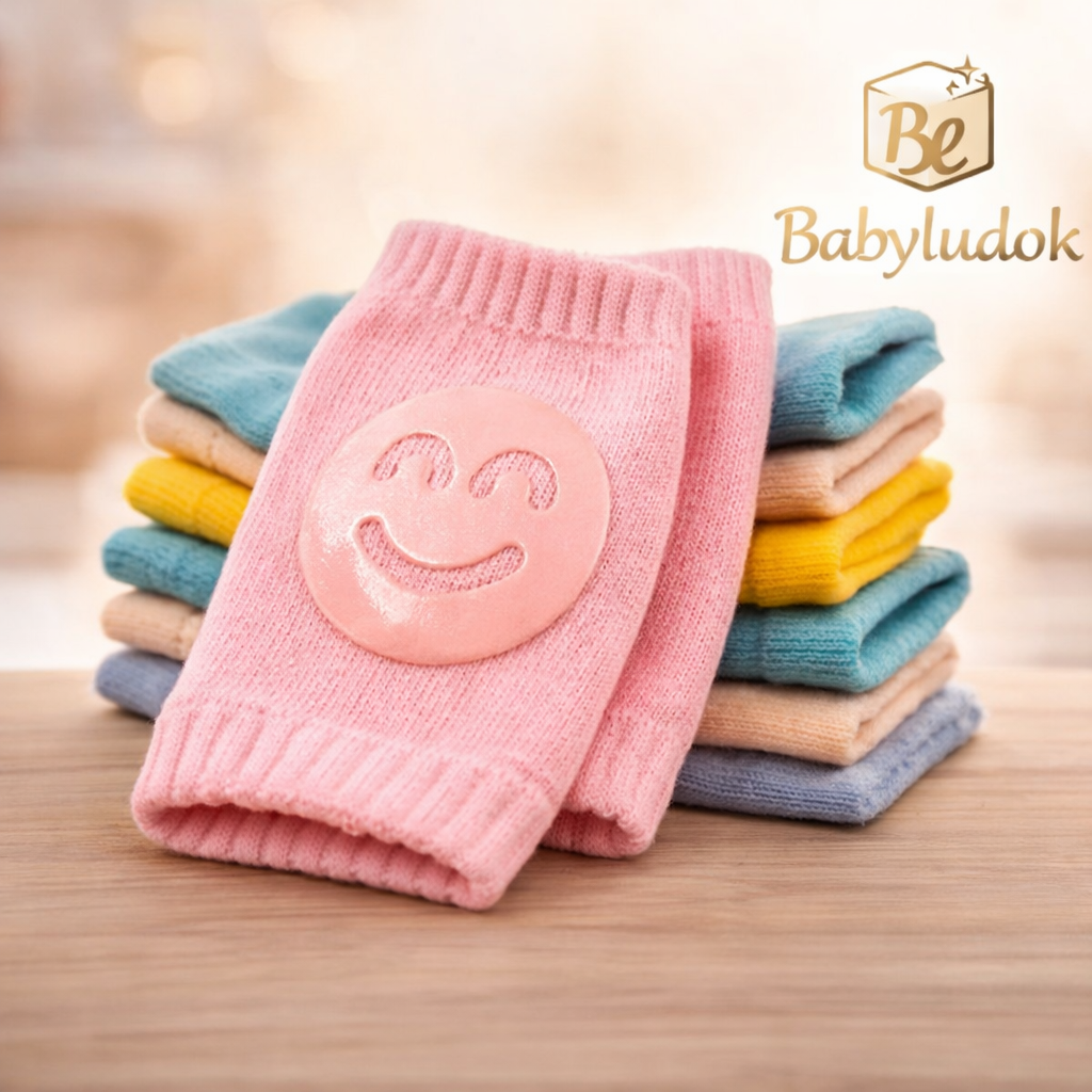Rodilleras Hipoalergenica antideslizantes y protectoras-Babyludok combo x 6 pares