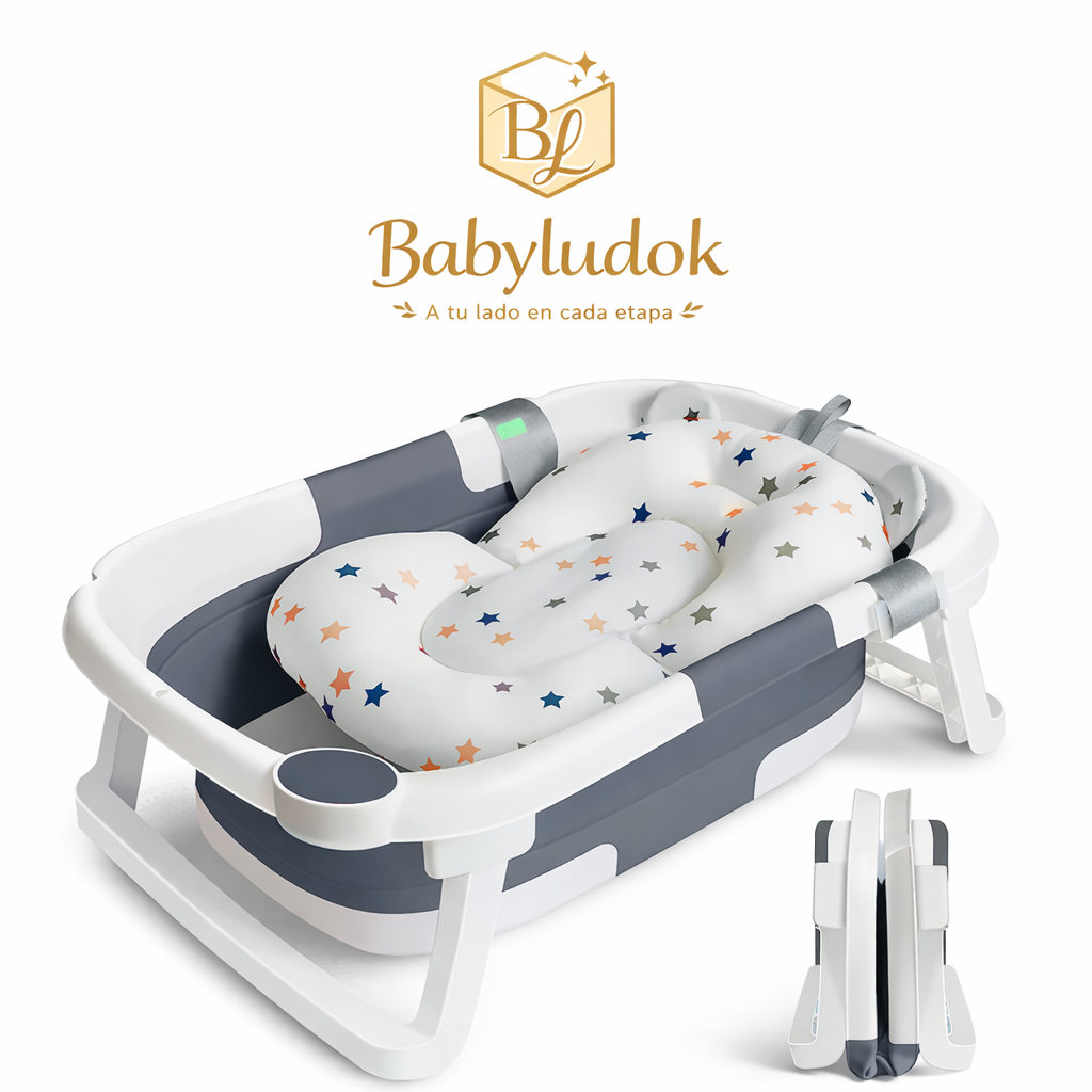 BabyBath Pro™ – Tina Plegable con Termómetro